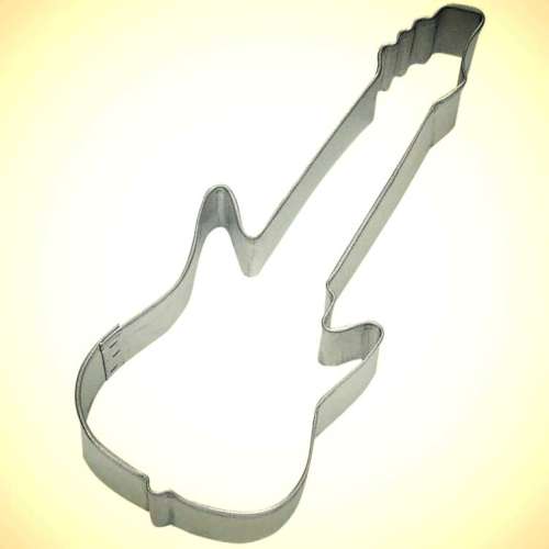 Electric Guitar Cookie Cutter - Click Image to Close